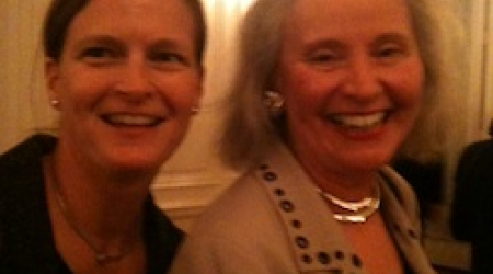 Anne Dickerson and Cathy Scoville