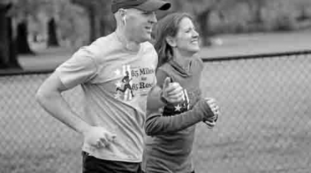Jesse Sjoberg has done the event four times in honor of his wife, Jacqui.