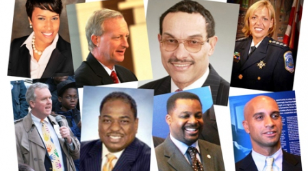 Muriel Bowser, Jack Evans, Vincent Gray, Cathy Lanier, Tommy Wells, Vincent Orange, Kawme R. Brown, Adrian Fenty