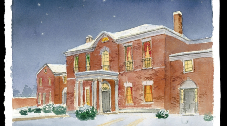 Dumbarton House in the Snow