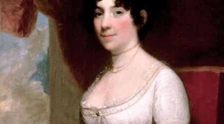 Dolley Madison portrait by Gilbert Stuart