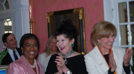 Dame Gordon-Banks (left), Judith Terra &amp; Joan Bradley Wages