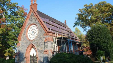 Replacing the roof on the 1853 chapel cost more than $200,000.