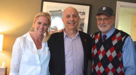 Jill Daschle, Larry Cohen and author David Bonior