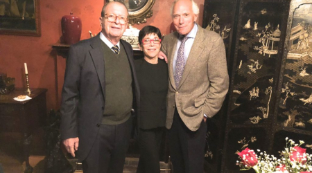 Ed and Sheila Weidenfeld with Eric Lax