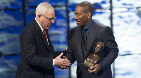 David Rubenstein and Eddie Murphy