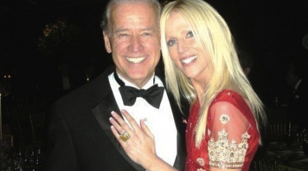 Michaele Salahi and Vice President Joe Biden, when she crashed the first Obama State Dinner