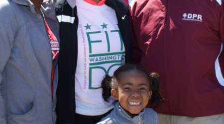Mayor Muriel Bowser with FitDC Team