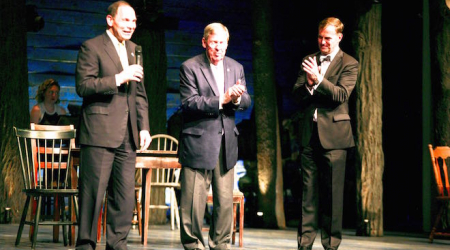 Sec. Robert McDonald, Sen. Johnny Isakson, Ford’s Theatre’s Paul Tetreault