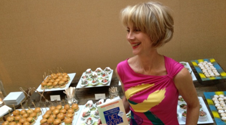 Katherine presenting Achieve Your Ideal Health &amp; Weight While Juggling Your Crazy Busy Life at the Four Seasons Spa