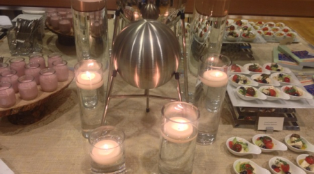 Four Seasons Health Club Member Reception Displaying Dishes from Diet Simple Farm to Table Recipes