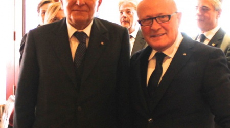 President Mattarella and Franco Nuschese