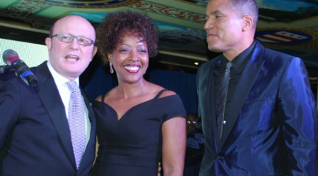 Frano Nuschese, Gina F. Adams &amp; Paxon K. Baker (executive VP/GM of BET Networks