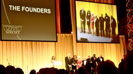 Recognizing the founders at WAMU 50th Anniversary Gala
