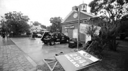 The Pennsylvania Avenue site currently houses a gas station.