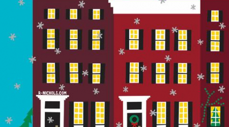 R. Nichols Georgetown Holiday card