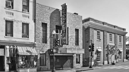 Robert Bell bought the vacant theater building this fall and has floated various ideas for its redesign.