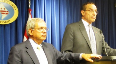 D.C. Mayor Vincent Gray and Attorney General Irvin B. Nathan