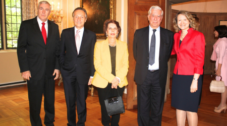 Chester Gillis, Claudio Bisogniero, Patricia Vargas Llosa, Vittorio  Storaro and Laura Denise Bisogniero