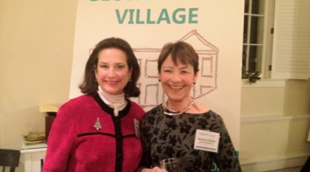 Sharon Lockwood, Georgetown Village Founder &amp; Chair, with Jessica Townsend, President
