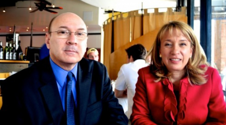 Eduardo Lopez and Wendy Thompson