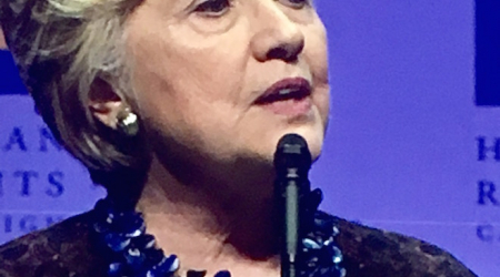 Hillary Rodham Clinton at HRC dinner