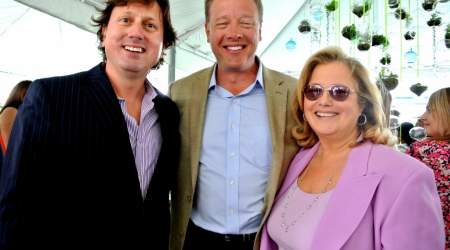 Huey by Day: shown here with Mike Gallagher and Hilary Rosen at the Allbritton Brunch