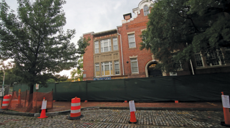 Two years of work has begun at the Georgetown school.