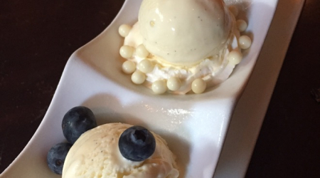 Thomas Jefferson ice cream served at Quill