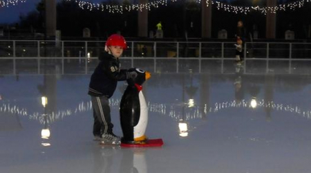 Ice skating at The Washington Harbour