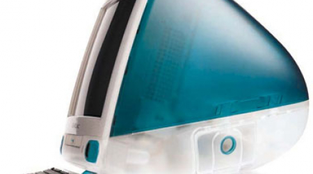 Translucent Mondi blue iMac