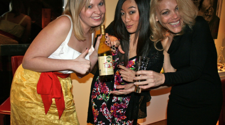 Wendy Gordon, Nikki Schwab, Pamela Sorenson launch The Georgetown Dish at Tackle Box