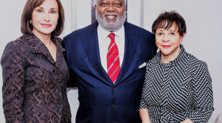 Ambassador Maguy Maccario Doyle, Judge William Newman &amp; Sheila Johnson