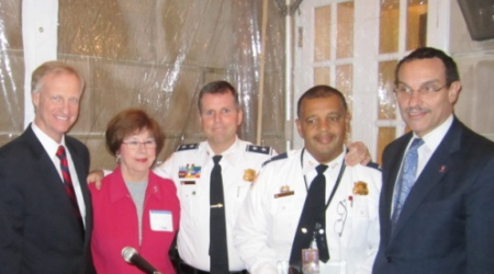 Jack Evans, Ella Pozell, Pat Burke, Michael Reese and Vincent Gray