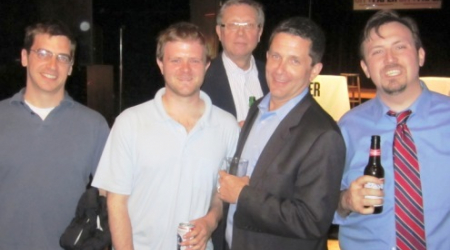 Reporters after the debate: Alan Suderman, Patrick Madden, Tom Sherwood, Mark Segraves, Mike DeBonis