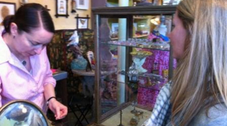 shopping in the Fillmore district of San Francisco