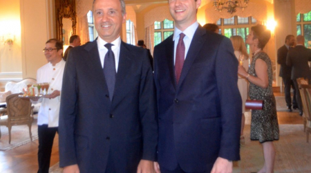 Amb. Armando Varricchio and Franco Impalà