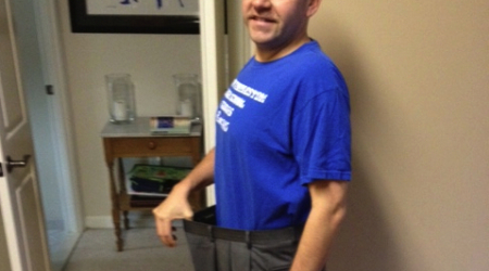 Mark Indre lost 35 pounds, in part, for downloading eating to earlier in the day