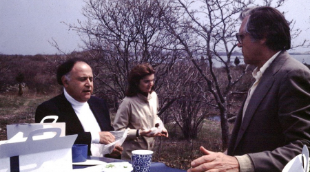 Jackie’s lawyer Alexander Forger, Jacqueline Kennedy Onassis and the general contractor