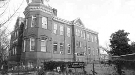 The former Jackson School has housed studio space for local artists since the 1980s.