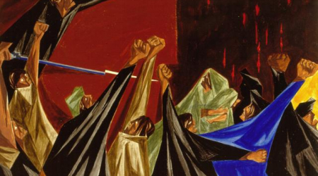 Struggle … From the History of the American People, no. 1 by Jacob Lawrence