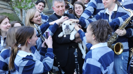 J.J.'s official welcome