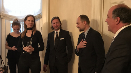 Second from left: Juleanna Glover, Christopher Reiter, Vladimir Kara-Murza and Freedom House President Michael Abramowitz