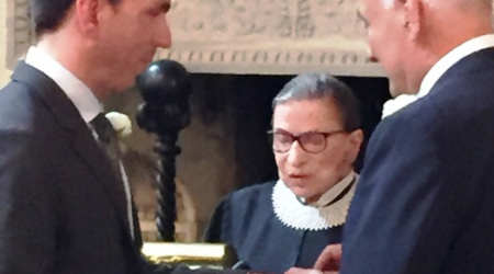 Charles Mitchem, Justice Ruth Bader Ginsburg, Michael Kahn