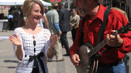 Katherine at the Capital Harvest on the Plaza Farm Market every Friday noon to 2