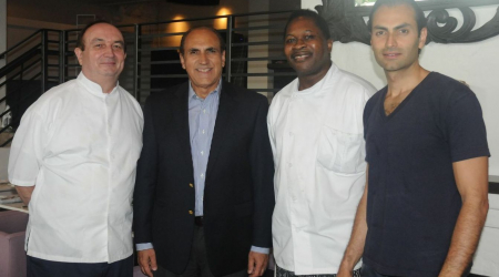 Chef Gerard Pangaud, Zubair Popal, Yomi Faniyi, Omar Popal