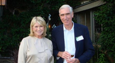 Martha Stewart and the tall guy Boyden Gray