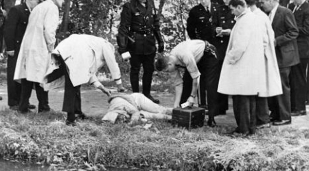 Mary Pinchot Meyer found murdered on the towpath in Georgetown, 1964