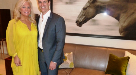 WFP&#039;s Kimberly Casey and Daryl Judy at Mitchell Gold + Bob Williams