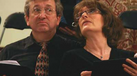 Staged reading with Nanette Savard and Terence Aselford